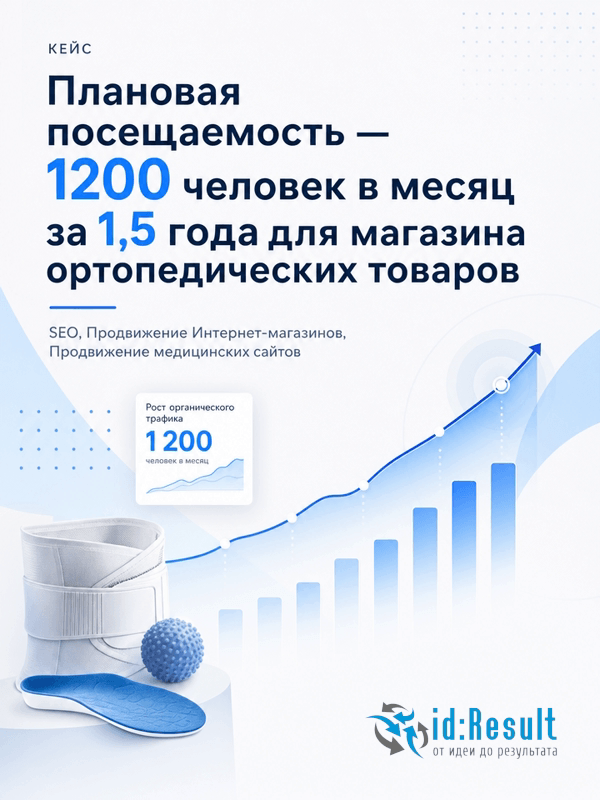 SEO-продвижение интернет-магазина ортопедических товаров