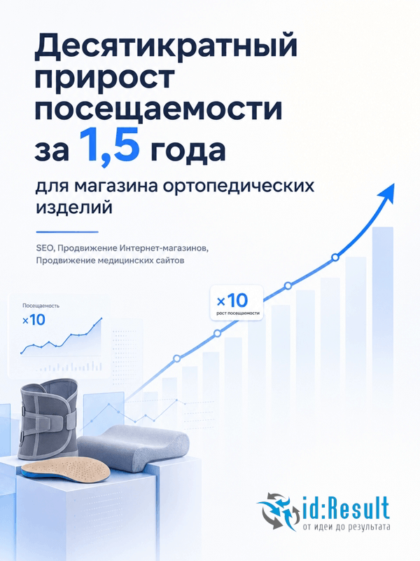 SEO-продвижение интернет-магазина ортопедических изделий