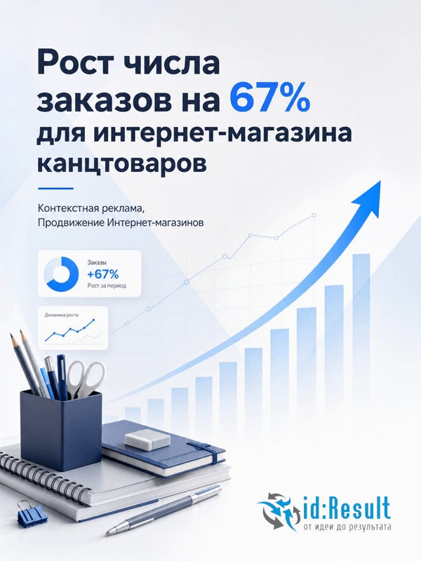Контекстная реклама интернет-магазина канцелярских товаров