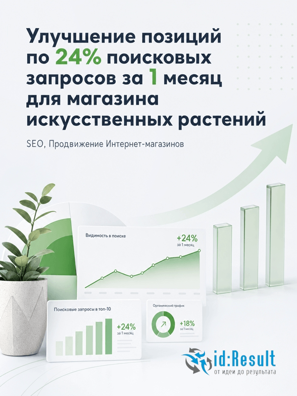 SEO-продвижение интернет-магазина искусственных растений