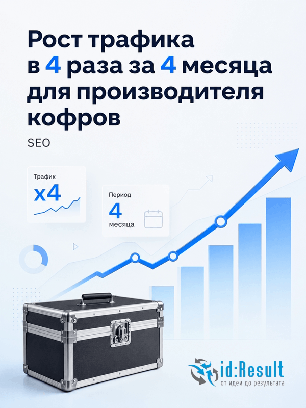 SEO-продвижение корпоративного сайта компании по производству кофров