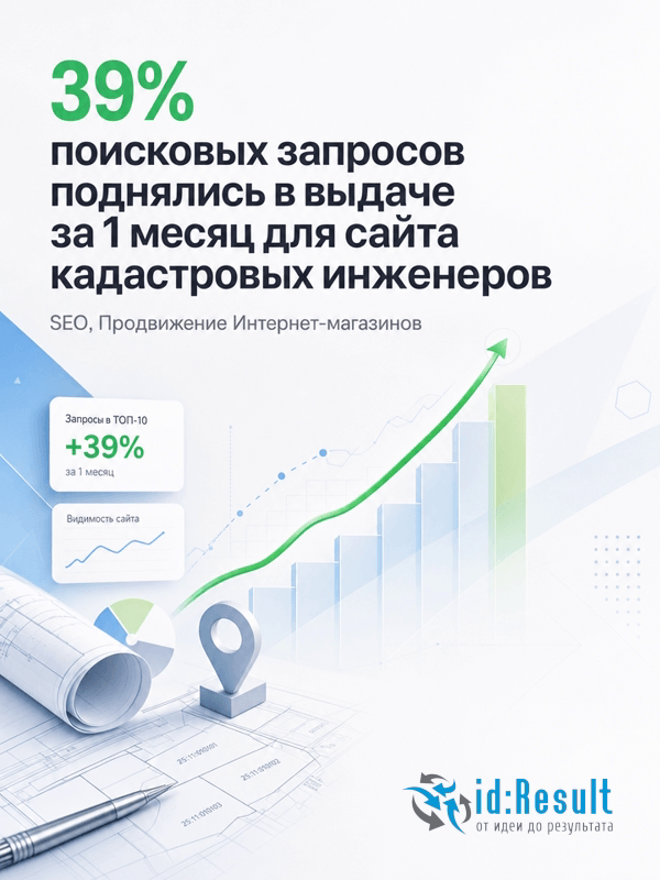 SEO-продвижение корпоративного сайта кадастровых инженеров